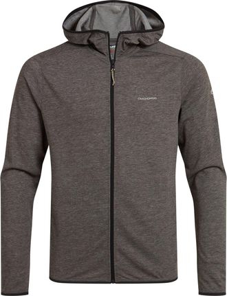 Craghoppers Heren Deft Nosilife Full Zip Hoodie (Zwarte Pepermergel)