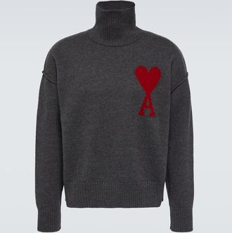 Ami Ami De Cour virgin wool turtleneck sweater