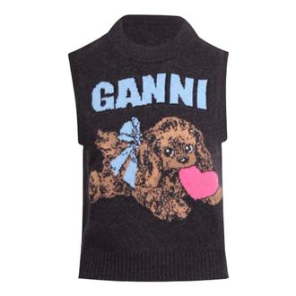 Ganni Mujer, Jerseys, Negro, Talla: M