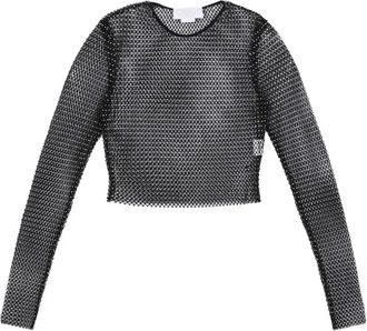 Genny Top con decorazione - Nero