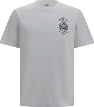 Casablanca White Crew Neck T-Shirt