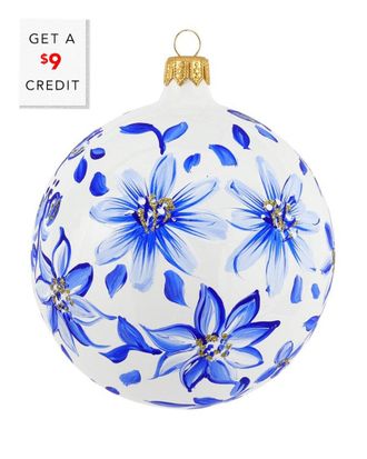 Vietri Vietri Ornaments Flowers Ornament With $9 Credit