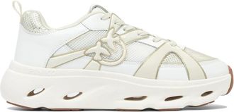 Pinko Witte Sneakers voor Vrouwen Aw 25 - Dames - Sneakers - Wit - 36 EU - Leer - Schoenen