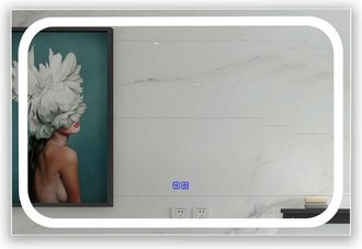 Chloe Lighting LUMINOSITY Back Lit Rectangular TouchScreen LED Mirror 3 Color Temperatures 3000K-6000K 36 Wide