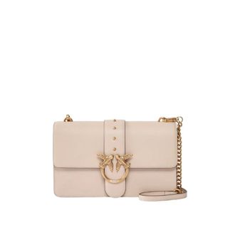Pinko Shoulder Bags, female, Beige, Size: ONE SIZE Love Bag One Medium Handbag