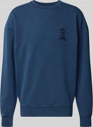 Armedangels Armedangels Relaxed Fit Sweatshirt aus reiner Bio-Baumwolle Modell ICONIC GMT DYE in Marine, Gr&ouml;&szlig;e XXL