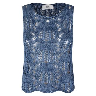 SOLOTRE Donna, Top, Blu, L, new