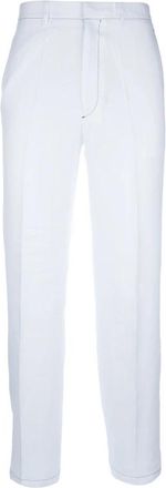 Prada Suit Trousers, male, White, Size: M Pantaloni