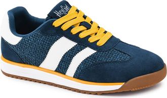Corkys Footwear Womens Run It Back Low-Top Sneakers In Blue