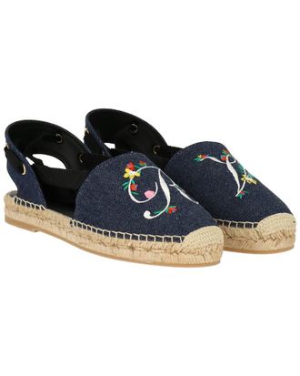 Roger Vivier Denim Espadrille
