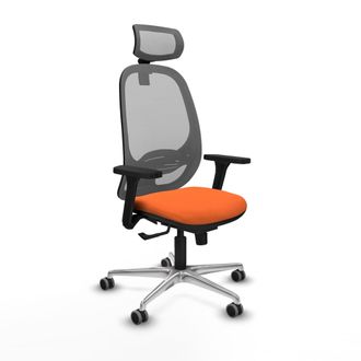 Piqueras y Crespo Silla De Oficina Piqueras Y Crespo Cilanco Gris Brazos 3d Ajustables