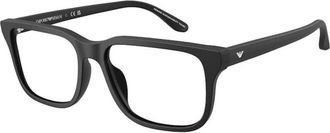 Emporio Armani Optical Frame - Heren - Brillen - Zwart - 57 MM - Accessoires