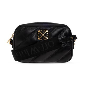 Off-white Quilting Camera Bag - Dames - Tassen - Zwart - Maat: ONE Size Katoen