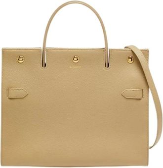 Burberry Pre-owned Handbags, female, Beige, Size: ONE SIZE Pre-owned Handbag