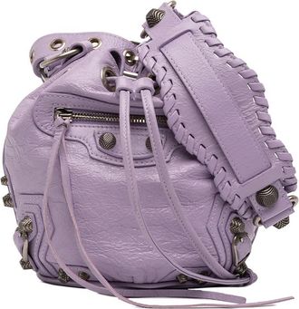 Balenciaga Pre-owned Balenciaga Lambskin Le Cagole Bucket Bag XS Ladies I7XXVJR7JB2TFW74