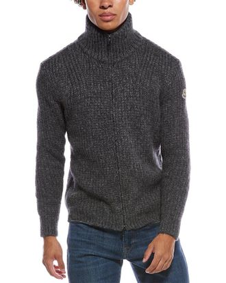 Moncler Alpaca & Wool-Blend Tricot Cardigan