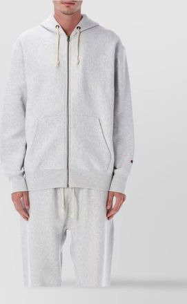 Champion full zip hoodie drawstring hood