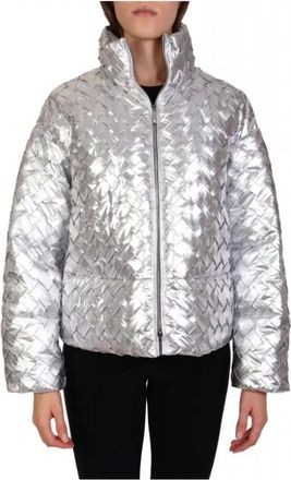 Emporio Armani Dames, Jassen, Grijs, Maat: L Poliester