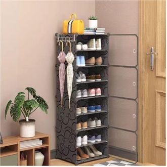 Trade Shop Trade Shop - Scarpiera 8 Strati Modular With Porta Ganci In Portascarpe For Ingress Room