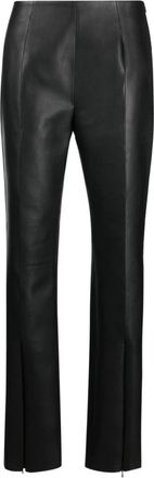 Stand Studio Nicolette faux-leather trousers - women - Polyester/Polyurethane/Spandex/Elastane - 42 - Black