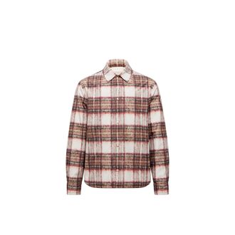 Moncler Moncler Check Padded Shirt Jacket, Men, Multicolor, Size: Xxl