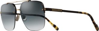 Cutler and Gross Grey Gradient Pilot Sunglasses CGSN137360 001 60