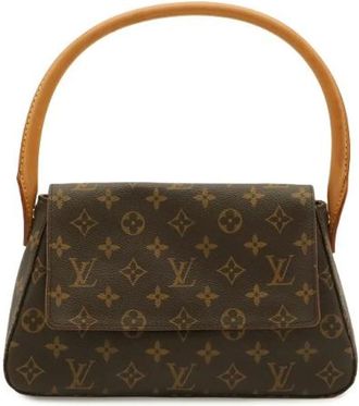 Louis Vuitton Borsa a spalla Monogram Mini Looping Pre-owned - - Pre-owned - Donna - Marrone - ONE SIZE