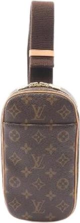 Louis Vuitton Pre-owned Belt Bags, female, Brown, Size: ONE SIZE Pre-owned Pochette Gange Monogram waist bag