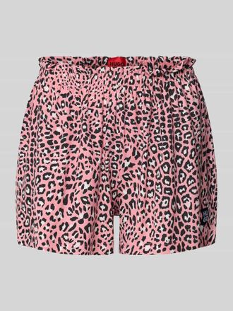 HUGO BOSS Pyjama-Shorts mit elastischem Bund Modell NIKKA in Pink, Gr&ouml;&szlig;e XS