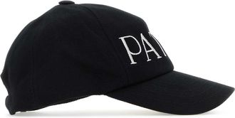 Patou Womens Logo-Embroidered Cotton Baseball Cap Black