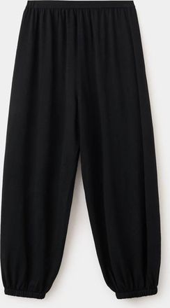 Mango Pantaloni harem vita media nero - Donna - XXS - MANGO
