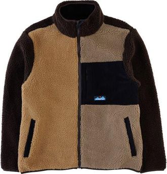 Kavu Wayside Fleece Jacket - Mens in Wild Wood Block at Nordstrom, Size Small