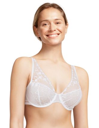 Chantelle Womens C15F70 Day to Night Plunge Spacer Bra - White - Size 36DD