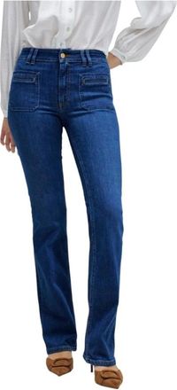 Salsa Destiny Push Up Bootcut Jeans - Dames - Bootcut Jeans - Blauw - W27 L32 - Denim - Jeans