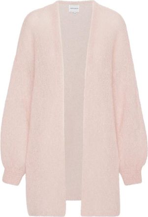 Americandreams Lee Midi Cardigan - Dames - Vesten - Roze - L - Wol - Truien & Vesten