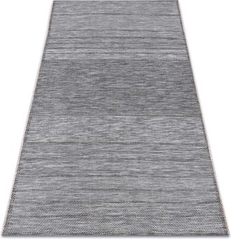 RugsX Rugsx - Alfombra De Cuerda Sisal Loft 21108 L&iacute;neas Gris / Marfil / Plata Grey 160x230 Cm