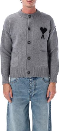 Ami Grey Full Sleeves Cardigan