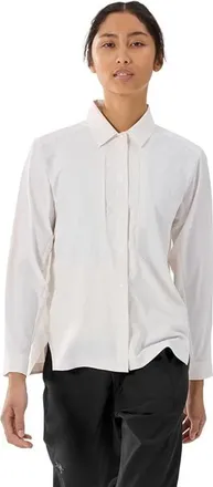 Arc'teryx ArcTeryx Sima Shirt Womens White Silk Long Sleeve Button Up GBO3346