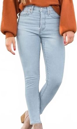 Levi's Wedgie Skinny Stretch Jeans In Blue