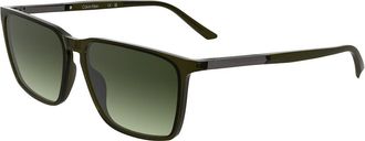 Calvin Klein CK25505S 317 Mens Sunglasses Green Size 58