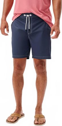 Johnnie-O Half Elastic Swim Trunks - 7 In Space