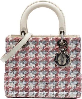 Dior Pre-owned Leather dior-bags - Dames - Vintage Handtas - Wit - ONE Size - Vintage