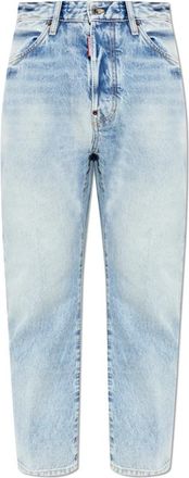 Dsquared2 London Bro Jeans - Heren - Loose Fit Jeans - Blauw - 2XL - Katoen - Jeans