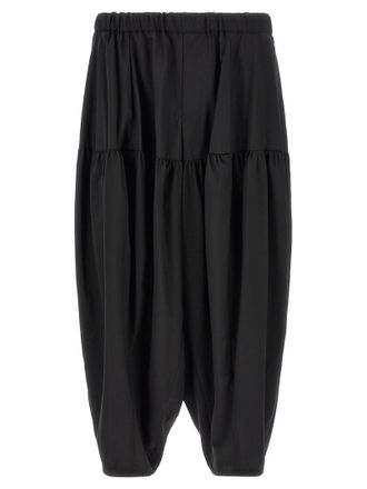 Comme Des Gar&ccedil;ons Black Polyester Casual Mens Pants