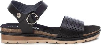 Xti Womens Flat Sandals In Black