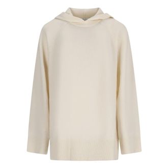 Max Mara Mxmefebo Gebreide trui met ronde hals - Dames - Truien - Wit - Maat: M Kasjmier