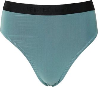Beth Richards Mesh Overlay Kim Bikini Bottom In Mint