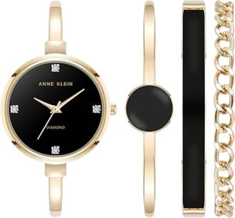 Anne Klein Womens Classic Black Dial Watch
