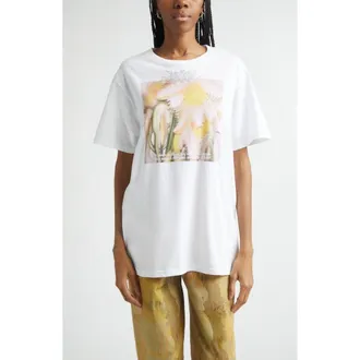 Collina Strada Organic Cotton Graphic T-Shirt in Flower Petal at Nordstrom, Size X-Small