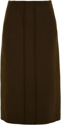 Aspesi 2205 G833 Midi Rok - Dames - Midirokken - Bruin - L - Rokken